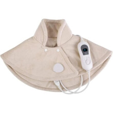 Almohadilla térmica eléctrica para cuello y hombros, envoltura térmica cervical, 3 niveles de calor ajustables.