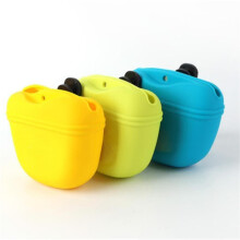 (Yellow) Pet Portable Dog Training Waist Bag Food Reward Waist Bags-e
