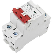 Interruptor automático de CC de 1000 V y 500 V, interruptor de aire fotovoltaico de 32 A y 2 polos para sistemas de energía solar.