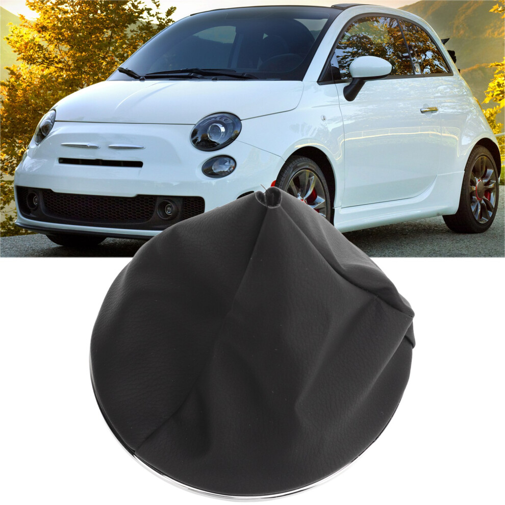 Soft Touch Shift Knob Boot For Fiat 500C 07-15 7055741008061