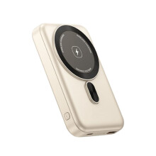 Magnetic Power Bank 10000mAh 15W Portátil para Carregador Sem Fio com Suporte para para AirPods da Série Watch