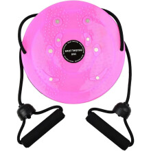 Waist Whisper |  Body Shaping Waist Twisting Disc | Core Workout Equipment for Exercise Waist Twisting Disc with Resistance Band Full Body
