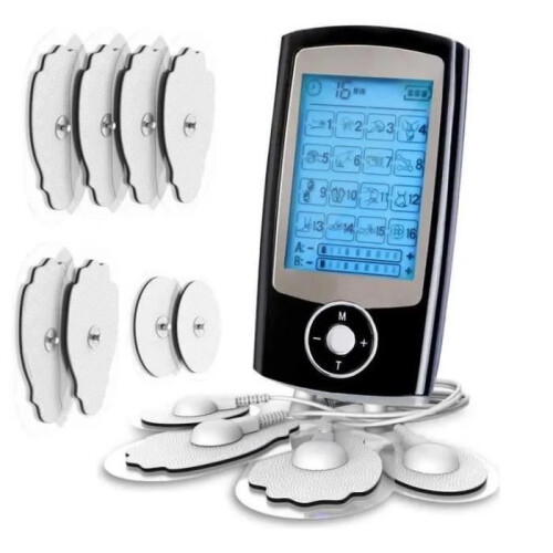 Professional TENS Pain Relief Electrostimulator with 16 Muscle Stimulation and Massage Programs