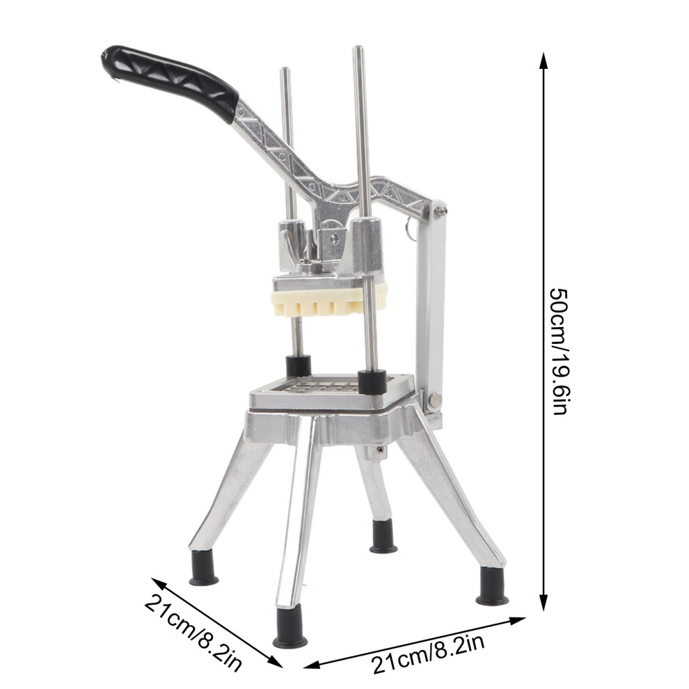 French Fry Cutter with 4 Blade Sizes