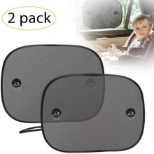 2 Piece Car Window Sun Shades, Universal UV Blocking Sunshade for Vehicle Windows, Provides Protection