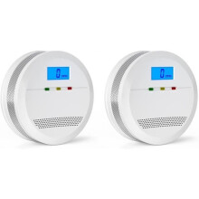 Rilevatore di monossido di carbonio, certificato EN 50291-1:2018, allarme portatile a batteria per la sicurezza domestica.