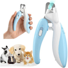 Cat Dog Pet Nail Clippers with Light, Llluminates Cat Dog Nails Or Bloodline,