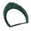 Bandeau de conception baroque classique avec strass-Vert 1