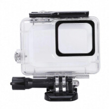 Waterproof Case for Action Camera, 45m Underwater Protective Housing with Bracket Accessories for Hero7 White and Silver Models