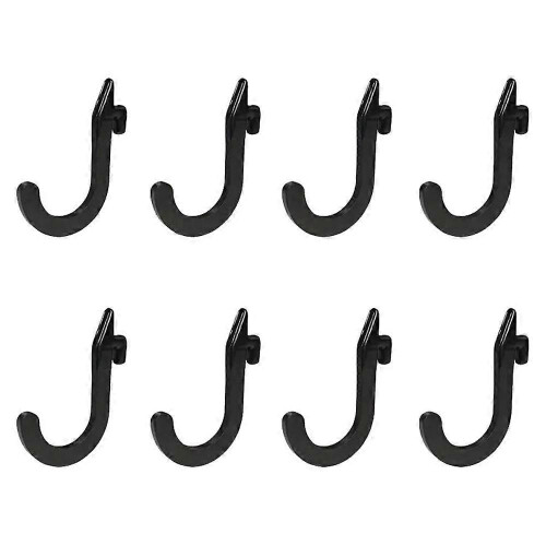 8PCS Squat Rack Accessories Hook Holder,Power Rack Attachments Hooks,DIY Storage Hook for Resistance Bands Barbell