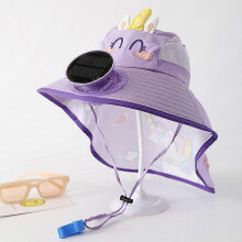 (2-15, 3) Kids Sun Hat with Neck Flap UV Protection Wide Brim Breathable Quick Dry for Boys Girls Age 2-15