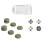 For Switch2 Split Protective Case Joystick Cap+D-Pad Button Cap Set for  2 D-PAD Color Button Cap Accessories 1