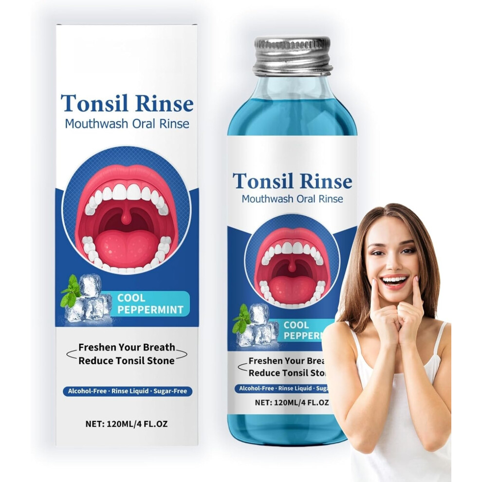 Gogerstar Tonsil Stone Mouthwash,Tonsil Stone Remover For Fresh Breath,Natural Mouth Rinse For Fresher Breath,Oral Rinse Liquid Mouth-Wash