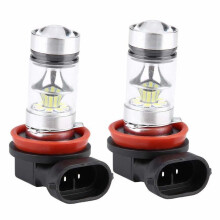 lampadine a LED ad alta potenza da 100W, 6000K, per fendinebbia auto, bianche, resistenti e luminose.