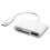 Lettore di schede SD USB-C, adattatore da TF e SD a USB-C per laptop e tablet, compatto e resistente 1