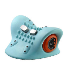Back Shoulder And Neck Massager with Heat, Ems Back Neck Massager, Neck And Shoulder Relaxer, Neck Cloud - Cervical Traction Device, Cervical Neck Tra