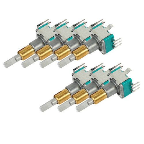 7pcs EC11EBB24C03 Dual Axis Encoder with  30 Positioning Number 15 Pulse Point Handle 25mm
