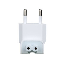 Adaptador de tomada UE para Reino Unido para MacBook, iPad, iPhone, conversor de energia compacto para viagens com design durável.