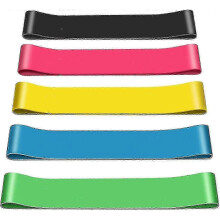 PDIN-Resistance Bands Set Premium Elastic Bands Exercise Set Levels for Home Gym Long Exercise Workout Skin-friendly for Training, Yoga Class And Phys