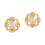 Flower Design Ear Clip Secure Studs Lock For Freeclip 1/2 1