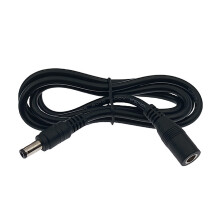Flexible DC5521 Power Extension Cable 18AWG Copper-100cm