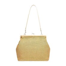 Fashion Woven Beach Bag Lightweight Beach Bag And Airy-brown