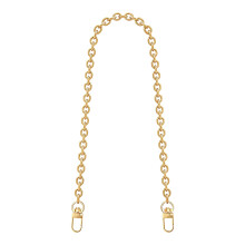 Replacement Flat Chain Strap with Buckles Purse Chain-100CM