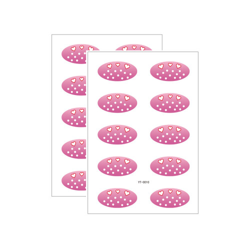Not Mess Lidschatten-Aufkleber-Set, 10 Designs für Partys,-A