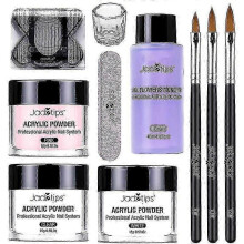 2026 40ml Acrylic Nail Colours with Brush Nails Art Starter Gift Set Manicure Tools Fk