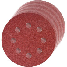 125 mm brúsne kotúče so zmiešanou zrnitosťou, 80 kusov, 8-dierkové abrazívne brúsne kotúče 40/60/80/100/120/150/180/240 pre brúsku