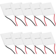 10 kpl TEC1-12706 Peltier-termoelektrisiä jäähdytysmoduuleja, 12 V 60 W 5,8 A, lämmönpoistolevy