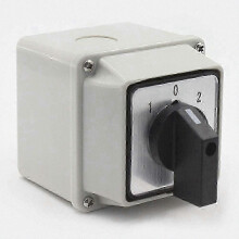 3 Position Changeover Switch for Electrical Panels with 8 Terminals