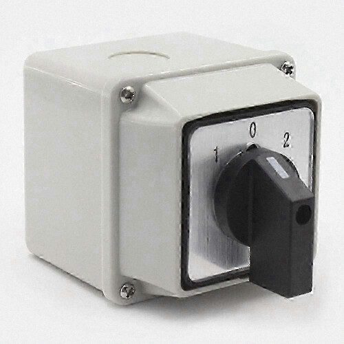 3 Position Changeover Switch for Electrical Panels with 8 Terminals