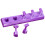 Stylish Nail Display Rack With Sturdy Construction Non-Purple 1