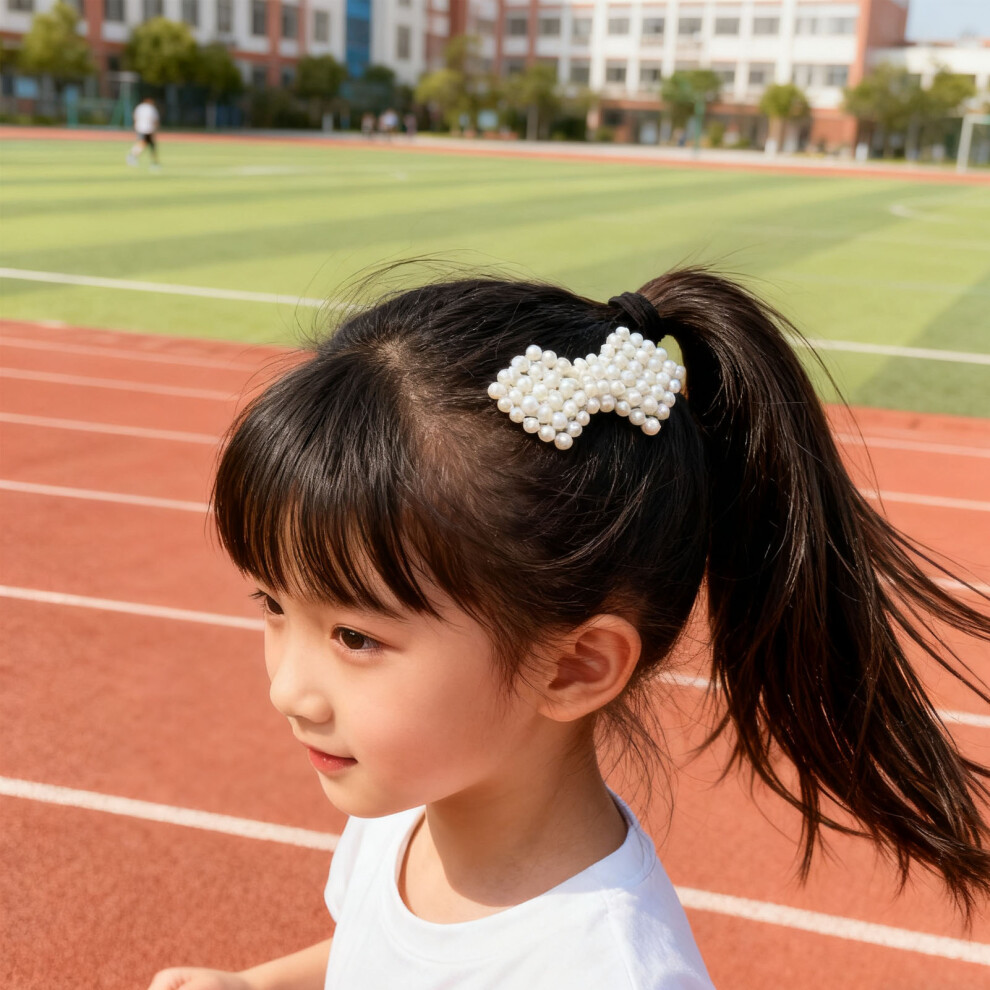 Side Bang Pearl Clip Accessory