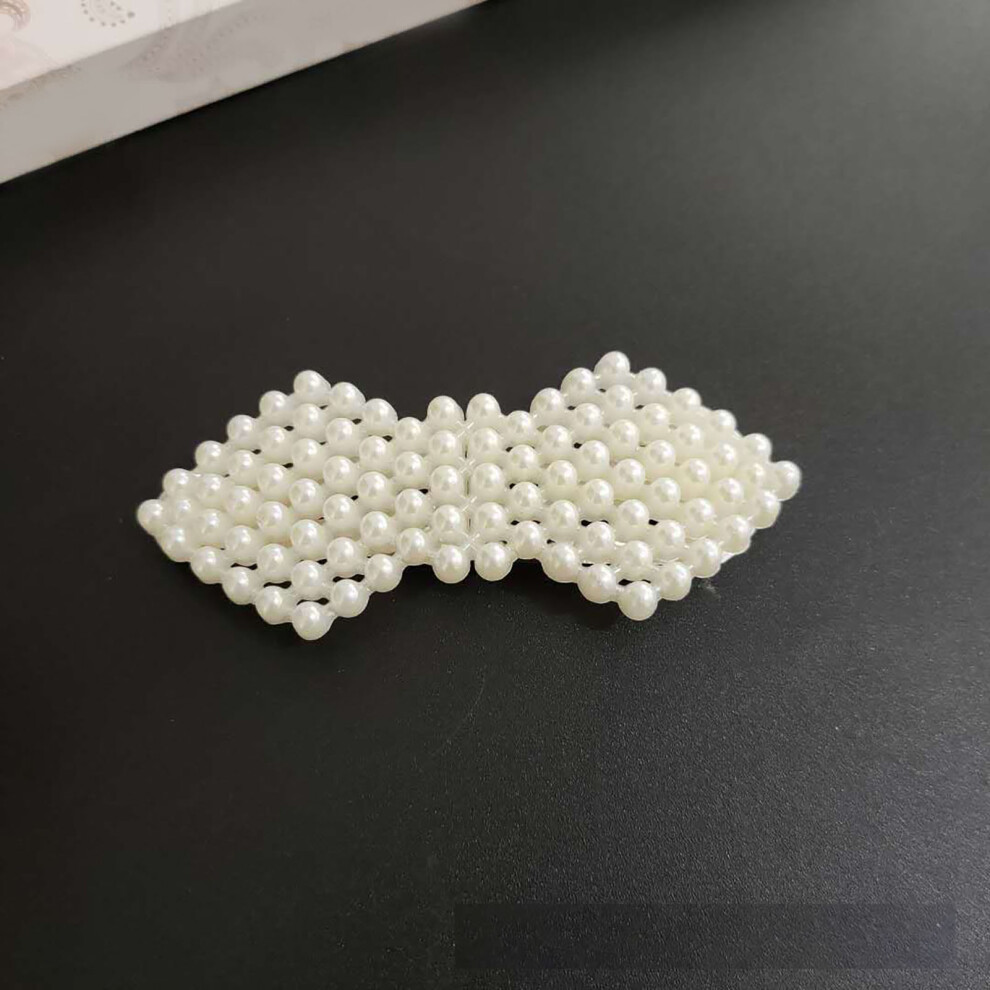 Side Bang Pearl Clip Accessory