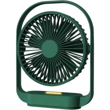 Silent Oscillating Desk Fan 330 Degree Rotation 4 Speeds Compact Air Circulation for Office and Home