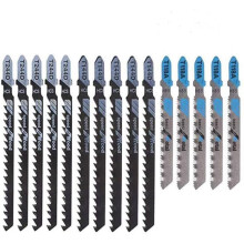 15 Piece Assorted Jigsaw Blades T244D T144D T118A for Curved and Fast Cuts in Hard and Soft Wood