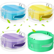 4-Pack Odor Eliminator Cartridges for Air Purifier Vacuum HZ3002 IZ862H IZ562H AZ3002, 4 Assorted Scents