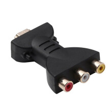 Adaptador HDMI para 3 RCA Composto, HDMI para RCA Amarelo Branco Vermelho, Cabo Conversor de Vídeo 1080p para TV e DVD