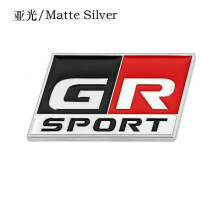 Emblema adesivo para a grade dianteira do capô do carro Yaris GR Sport, para acabamento externo do veículo.