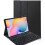 Capa com teclado QWERTY retroiluminado Bluetooth para Samsung Galaxy Tab A8 de 10,5 polegadas SM-X200 X205 X207 preta 1
