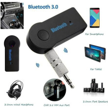 Transmissor e receptor de áudio Bluetooth 5.0, adaptador sem fio com conector de 3,5 mm, som estéreo A2DP para casa e carro.