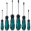 6-Piece Magnetic Screwdriver Set, Chrome Vanadium, 3 Flat Head and 3 Phillips Screwdrivers, Durable Hand Tools 1