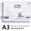 A3 Drawing Board with Parallel Motion, Adjustable Angle, Metric Scale 51 x 36.5 cm for Drafting 1
