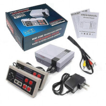 (B) Retro Game Console with 620 Built-in Games, Wireless Controller, HDMI/AV Dual Output