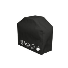 Outdoor BBQ Grill Cover, 210D Oxford Waterproof Protector, 120 x 66 x 120 cm, Black