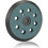125mm Sanding Backing Pad with 8 Holes, 5 Inch Hook and Loop Sander Pad, Black 1