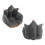 Dark Grey Crown Office Chair Cushion Semi 21