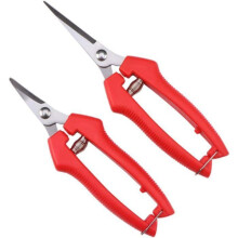 2 Pack Straight Pruning Shears Flower Snips Versatile Garden Scissors for Arranging Flowers and Trimming Plants